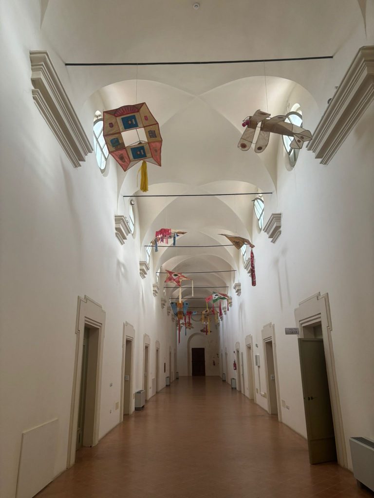Il corridoio del Convento di San Francesco a Bagnacavallo